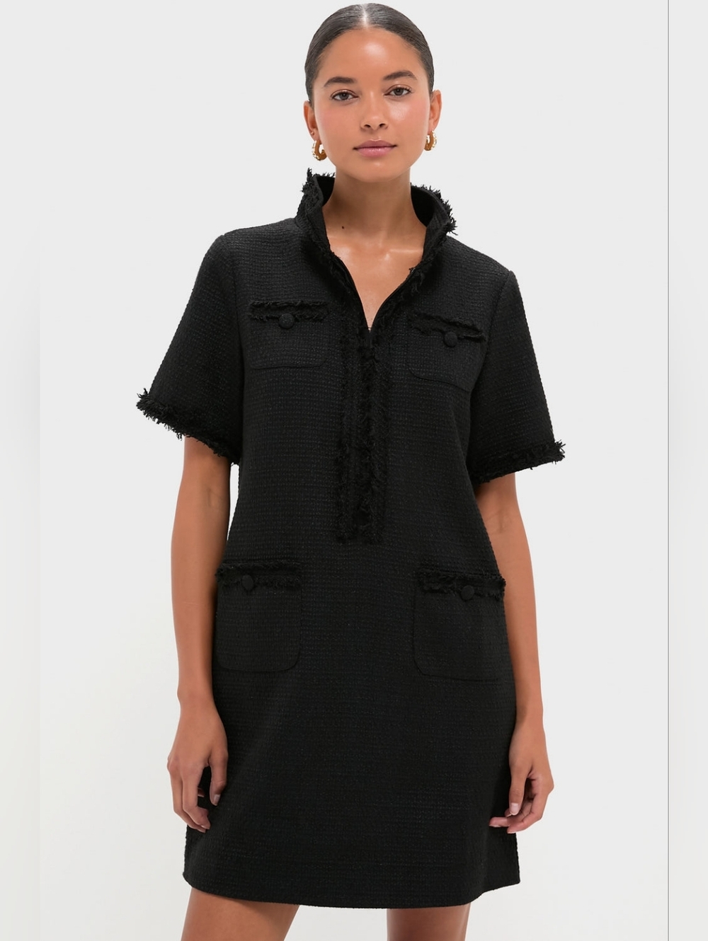NWT Pomander Place Black Tweed Ophelia Dress Size XXL - Picture 11 of 11